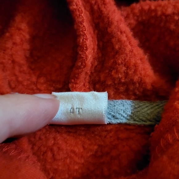 4T Hoodie Sweatshirt New York Colorblock Hoodie Sweater Red Black & Grey - Picture 5 of 6